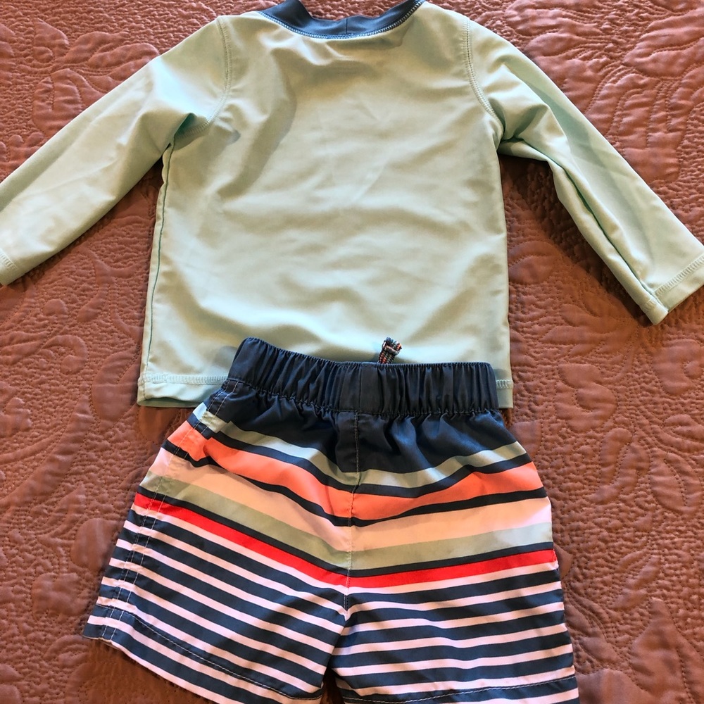 Beach Vibes Rashguard and Swimtrunk Swimwear - Picture 5 of 6